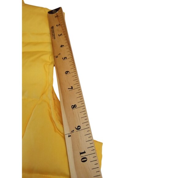 Izod Puff Vest Yellow Size Large PerformX Women Pocket Zip Down Feather - Picture 14 of 14